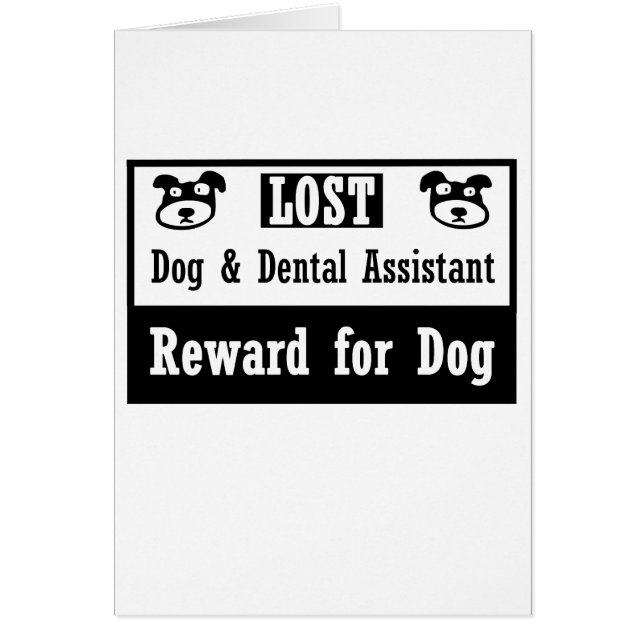 Lost Dog Dental Assistant (Front)