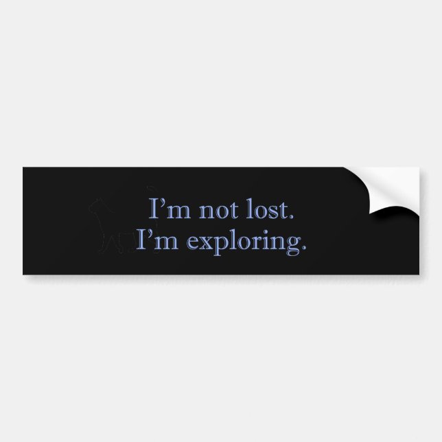 Lost Exploring Bumper Sticker (Front)