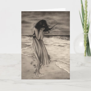 Lost Footsteps Greeting Card