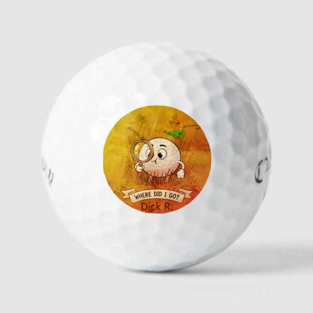Lost Golf Ball Gift - Funny Callaway Balls (Front)