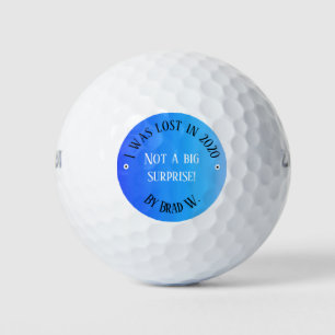 Lost in 2020, Father’s Day 2020, blue background Golf Balls