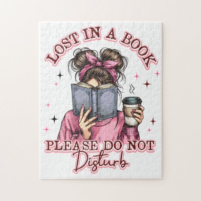 Lost In a Book....  Jigsaw Puzzle (Vertical)