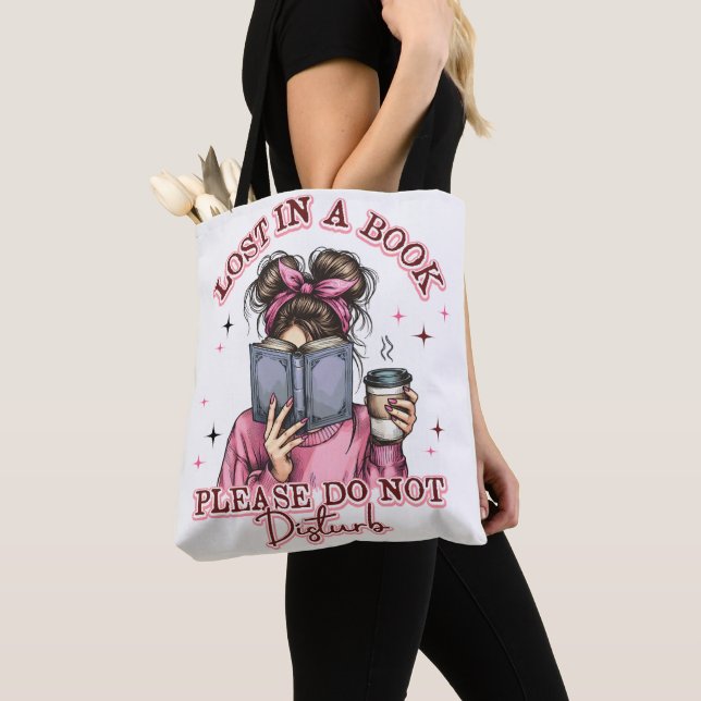 Lost In a Book....  Tote Bag (Close Up)
