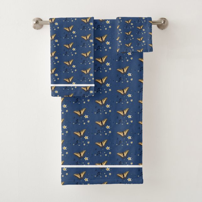 Lost in a Quatrain by Adiela Akoo - Towel Set (Insitu)