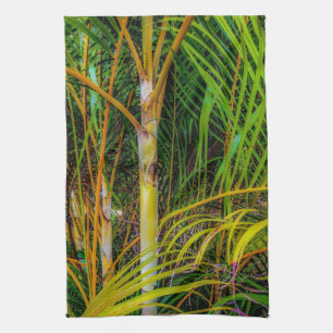 Lost in Areca Palms Kitchen Towels
