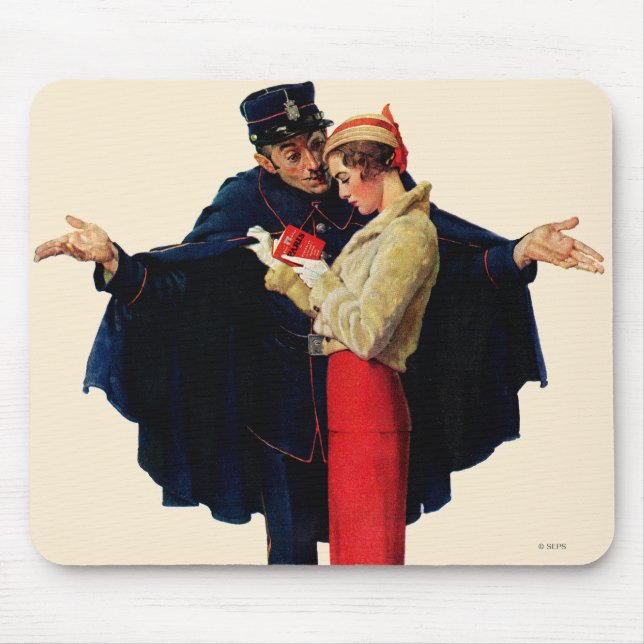 Lost in Paris Mouse Pad (Front)