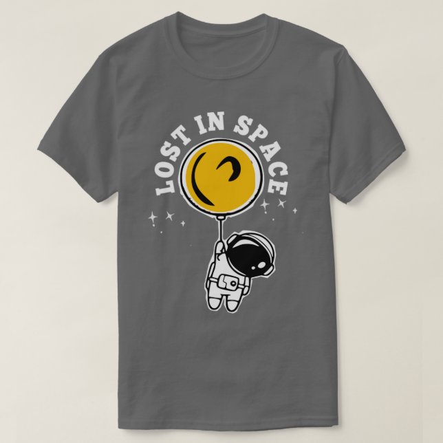 Lost In Space Astronaut Cool 1 T-Shirt (Design Front)