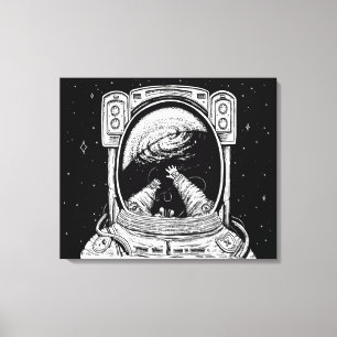 Lost In Space Stretched Canvas Print