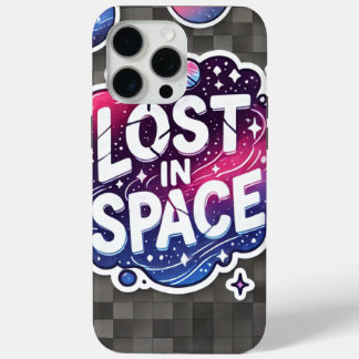Lost in Space - Vibrant Galaxy Sticker iPhone 15 Pro Max Case