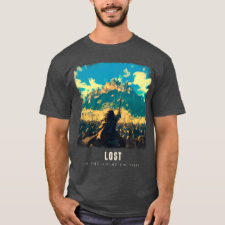 Lost in the Anime Multiverse Anime Streetwear vint T-Shirt