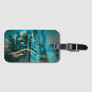 Lost In The City Luggage Tag