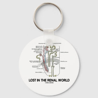 Lost In The Renal World (Kidney Nephron) Keychain