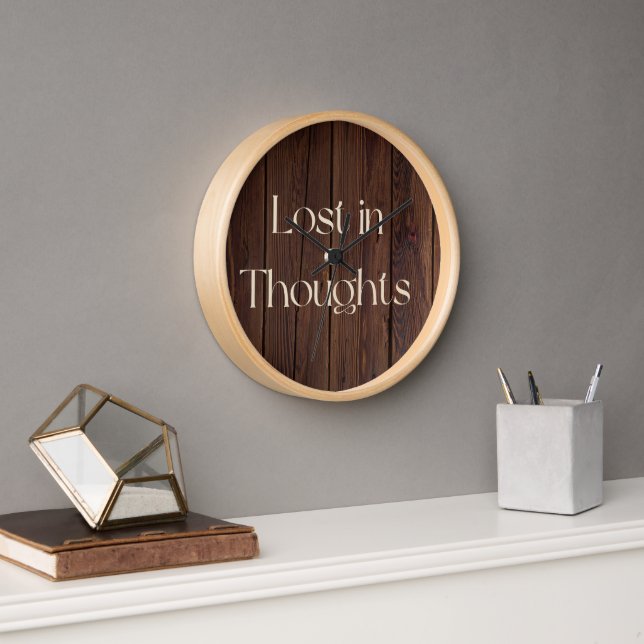 Lost in Thoughts Clock (Office)