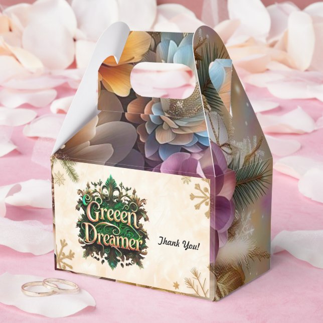 "Lost In Time" Favor Box (Wedding)
