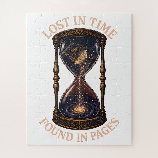 Lost In Time Found In Pages Jigsaw Puzzle (Vertical)