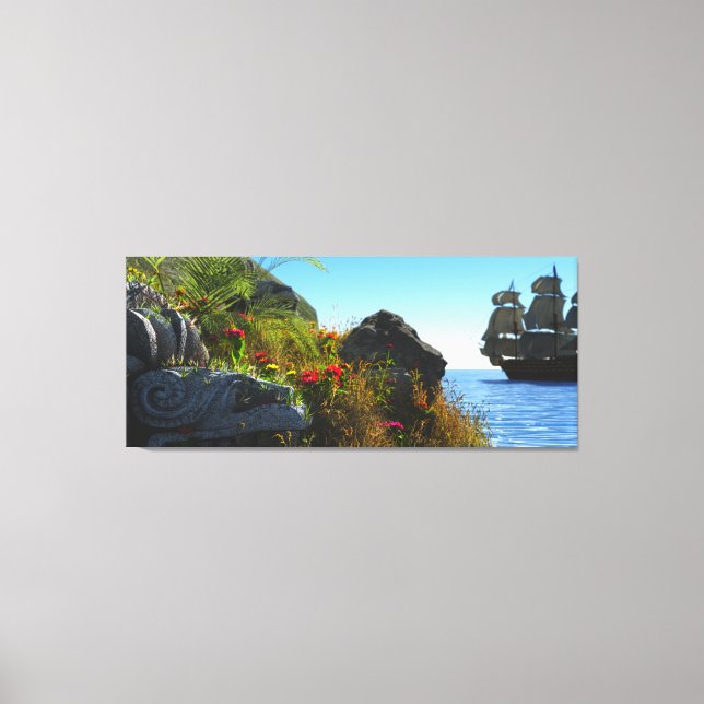 Lost Island Canvas Print (Front)