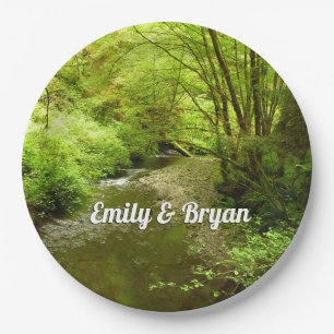 Lost Man Creek I at Redwood National Park Paper Plate