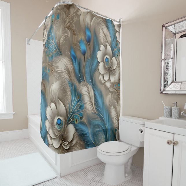 Lost Mirage (Lost Mirage Shower Curtain
)