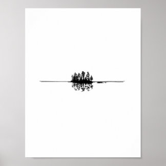 Lost: Montana Treeline Poster