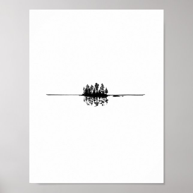 Lost: Montana Treeline Poster (Front)