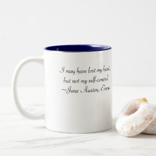 Lost My Heart Austen Emma Quote Two-Tone Coffee Mug