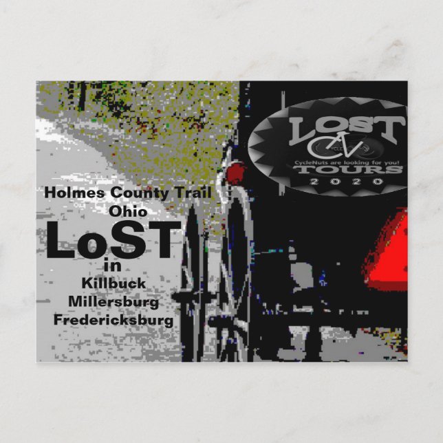 LoST on the Holmes County Trail, OH Postcard (Front)