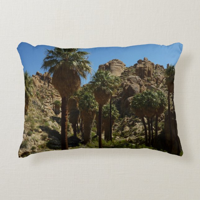 Lost Palms Oasis I at Joshua Tree National Park Accent Pillow (Front)