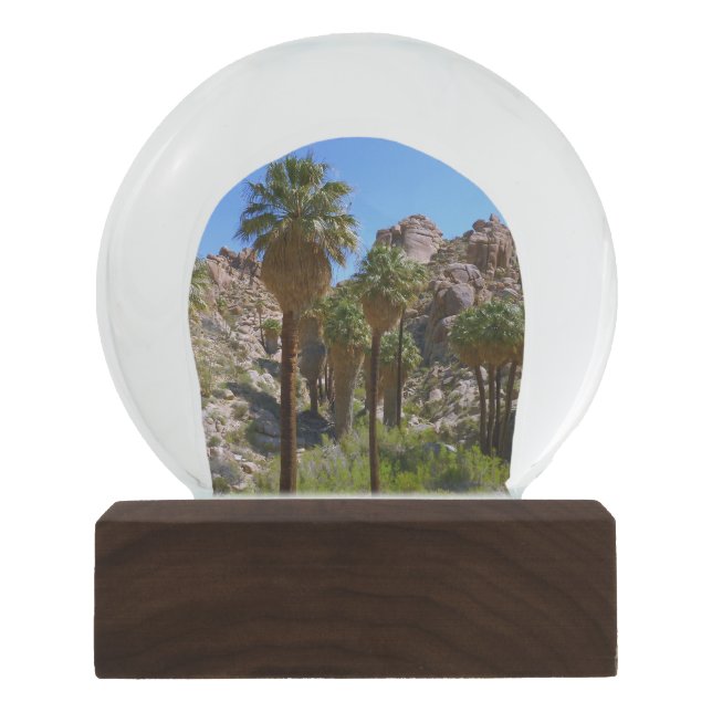 Lost Palms Oasis I at Joshua Tree National Park Snow Globe (Front)