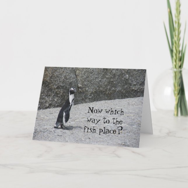 Lost Penguin Card (Front)