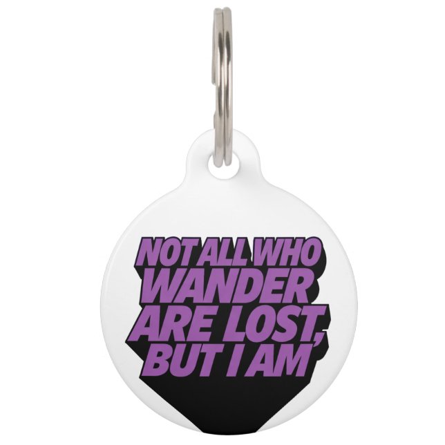 Lost Pet Tag (Front)