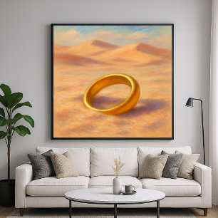 Lost Ring - Pastel Painting Style Art Poster