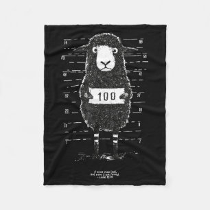Lost Sheep - I Once Was Lost But Now I Am Found  Fleece Blanket