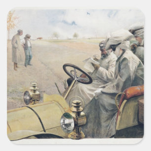 Lost! Square Sticker