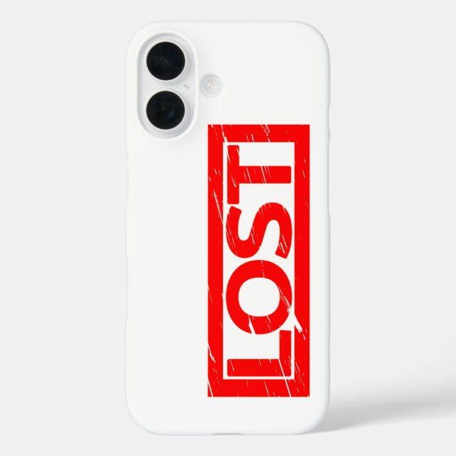 Lost Stamp Case-Mate iPhone Case (Back)