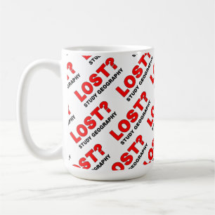 Lost? Study Geography Coffee Mug