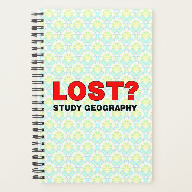 Lost? Study Geography Planner (Front)