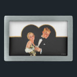 Lost Suspender Belt Buckle<br><div class="desc">Artist:Frank Lea | Man loses suspenders while dancing</div>