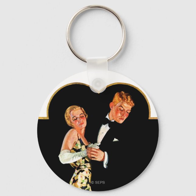 Lost Suspender Keychain (Front)