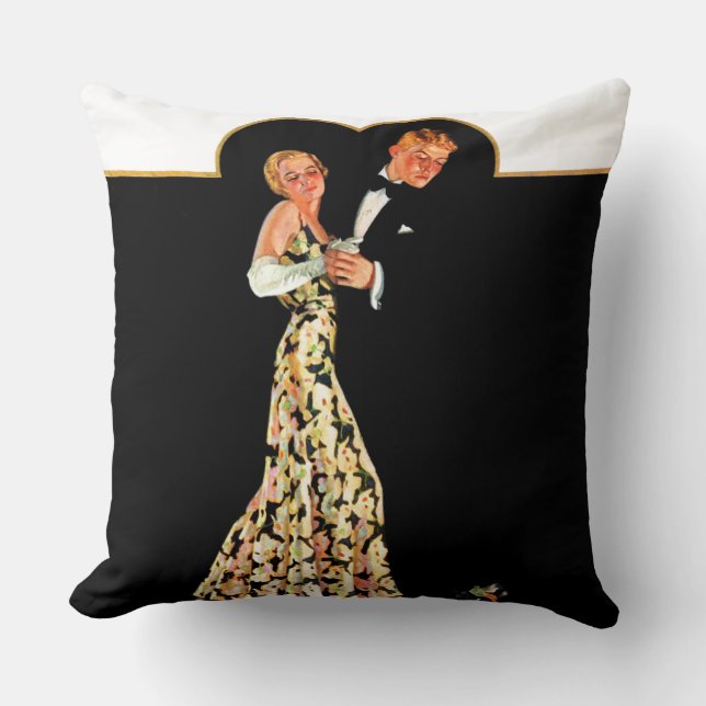 Lost Suspender Throw Pillow (Front)