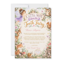 Lost Tooth Fairy Letter – First Tooth Fairy Card