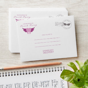 Lost Tooth Keepsake Note & Receipt Envelope Pink