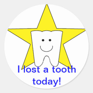 "Lost Tooth" Stickers