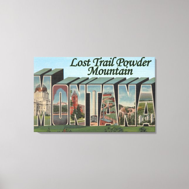 Lost Trail Powder, Montana Canvas Print (Front)