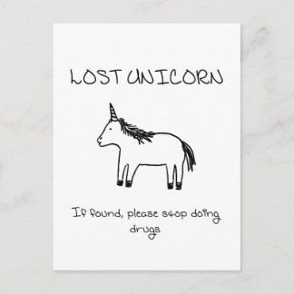 Lost Unicorn Postcard