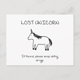 Lost Unicorn Postcard