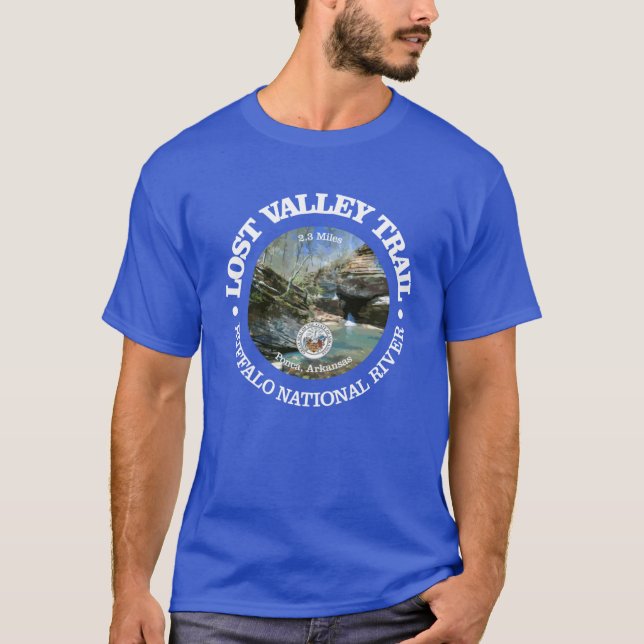 Lost Valley Trail rd T-Shirt (Front)