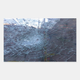 Lost -- with Broken Glass and Map Sticker