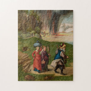 Lot and his daughters by Albreccht Dürer Jigsaw Puzzle