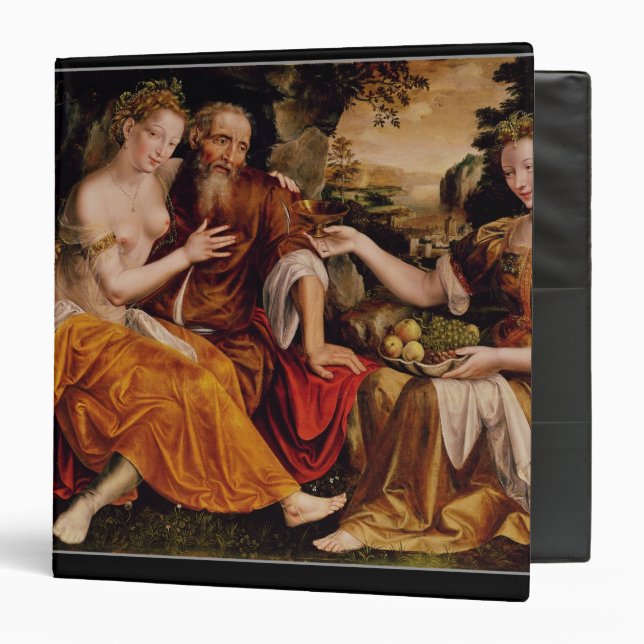 Lot and his Daughters, c.1565 Binder (Front/Inside)