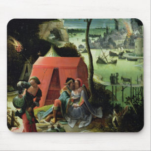 Lot and his Daughters (oil on panel) Mouse Pad